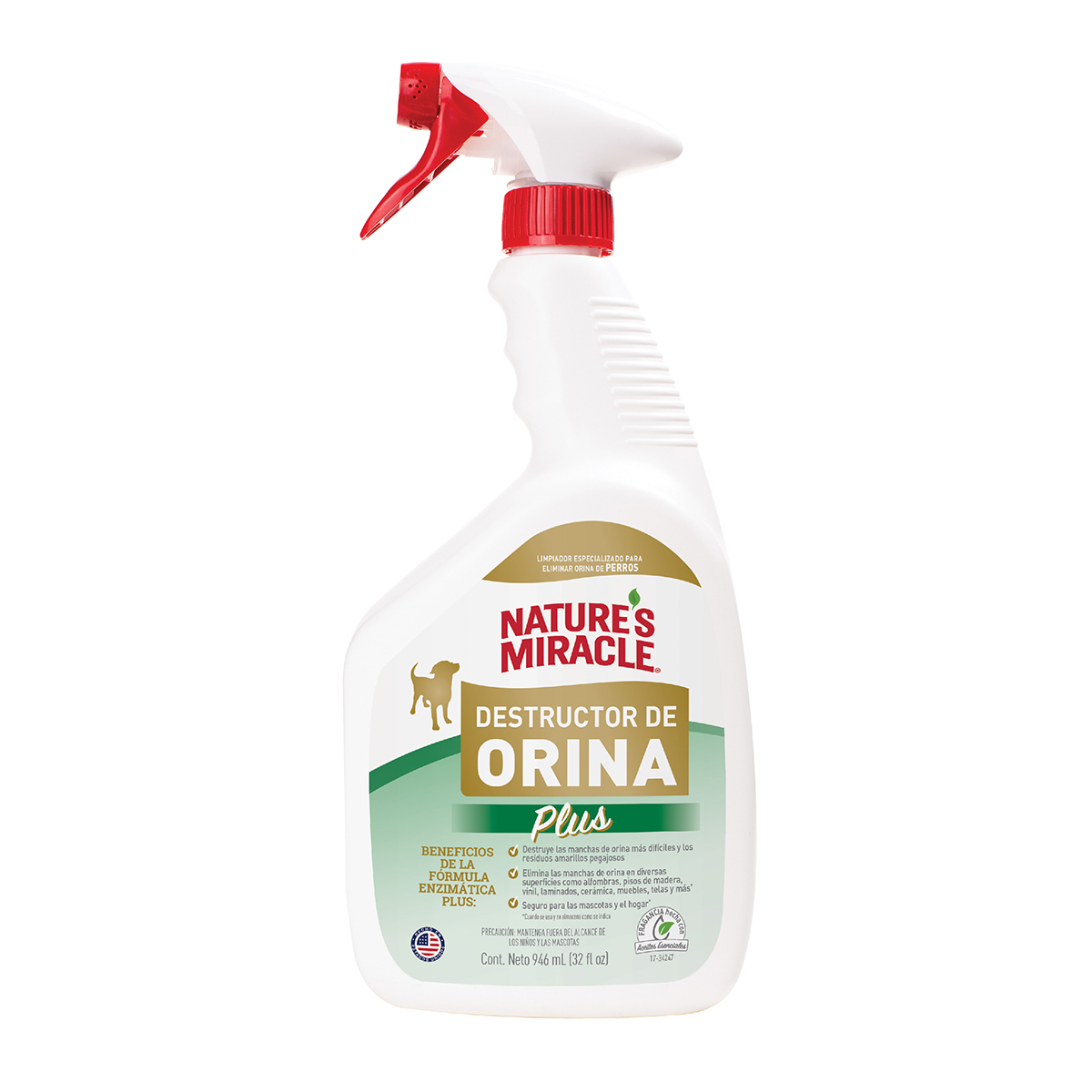 Nature's Miracle Destructor de Orina Plus para Perros