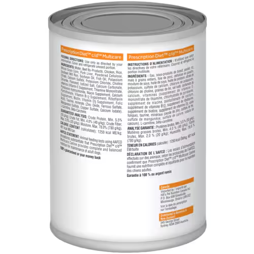 Protege su vejiga con cada bocado: Hill’s c/d Multicare Canine – Lata terapéutica para la salud urinaria 🐶💧❤️