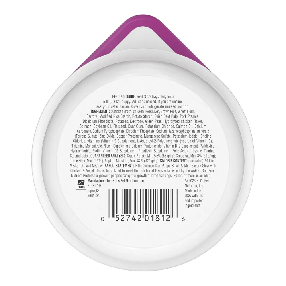 🐶✨ Hill’s Science Diet Puppy Small & Mini – Nutrición en bandeja para cachorritos de raza pequeña 🍗🥦