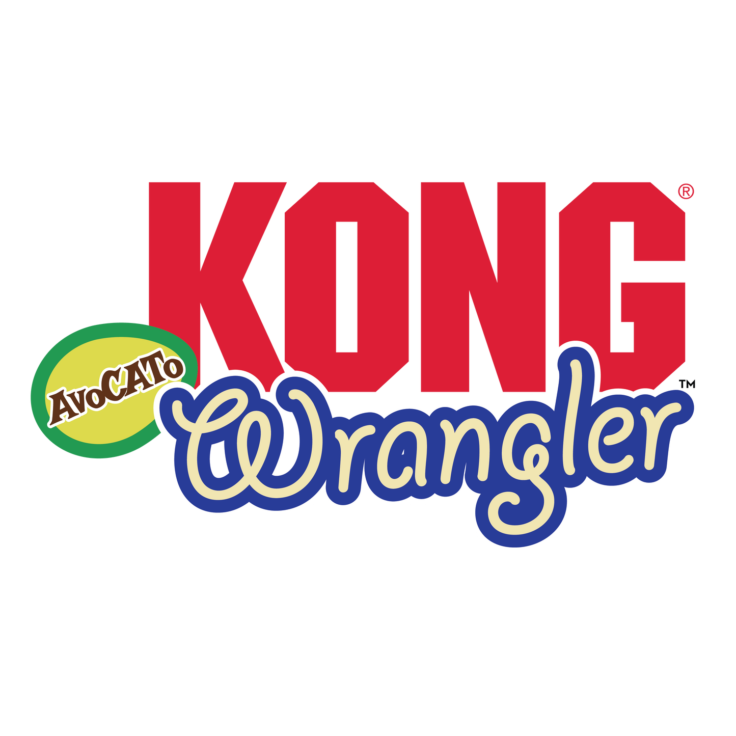 Kong Gato Aguacate con Bola de Hilo
