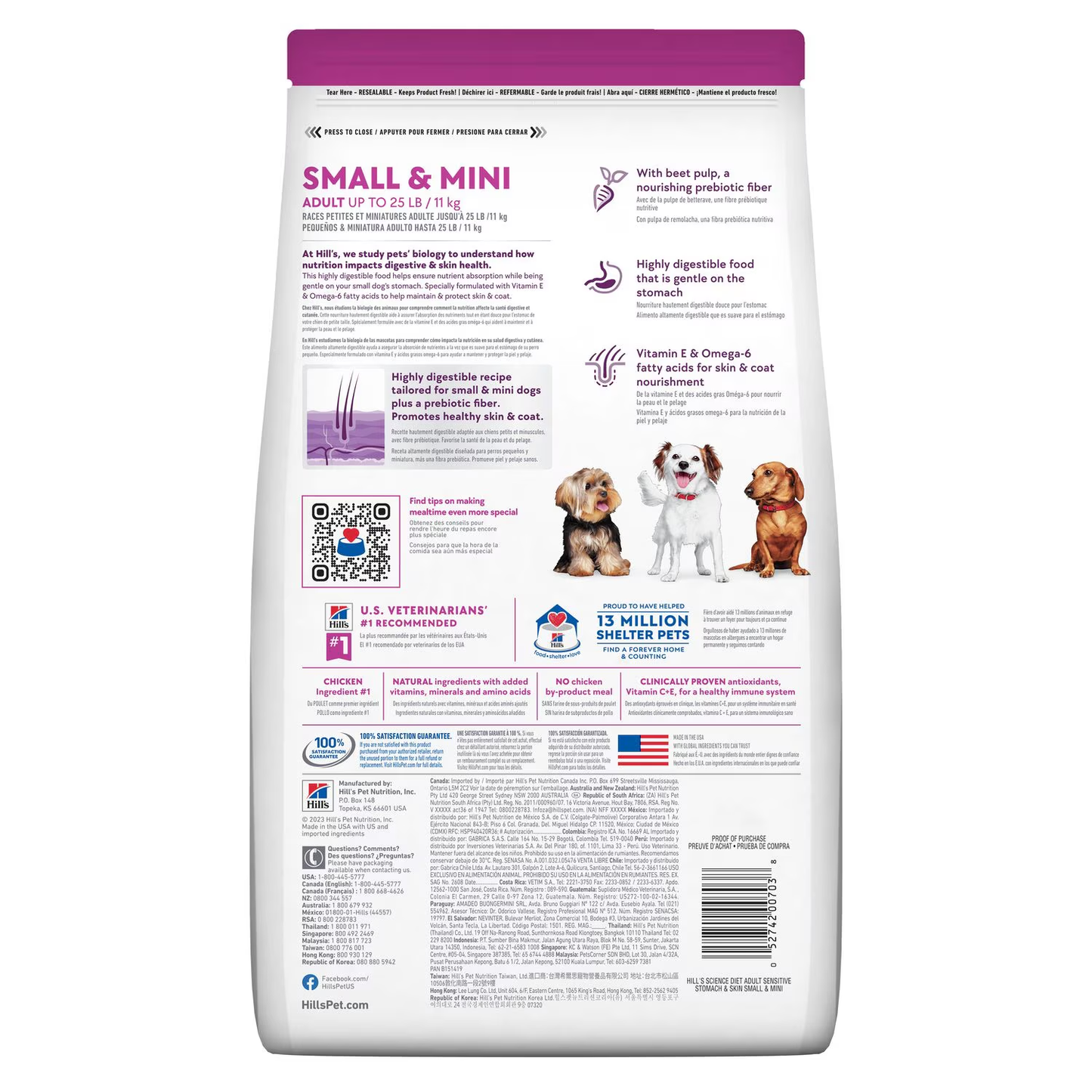 Cuidado Total para tu Pequeño: Hill’s Small & Mini Sensitive Skin & Stomach