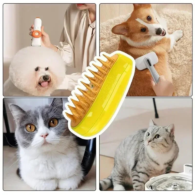 Cepillo Eléctrico para Pelo de Gato 3 en 1