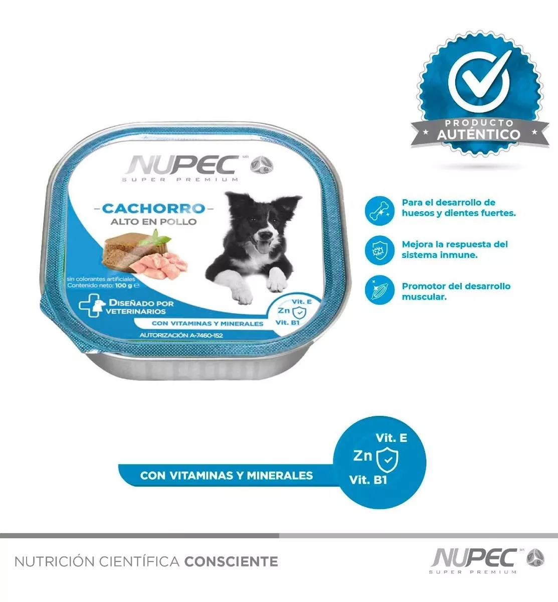 Nupec Cluster Puppy 4 Latas-100 Gr C/U