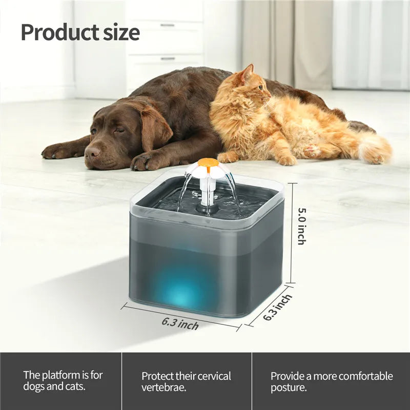 Combo alimentador automático inteligente y bebedero para perros y gatos