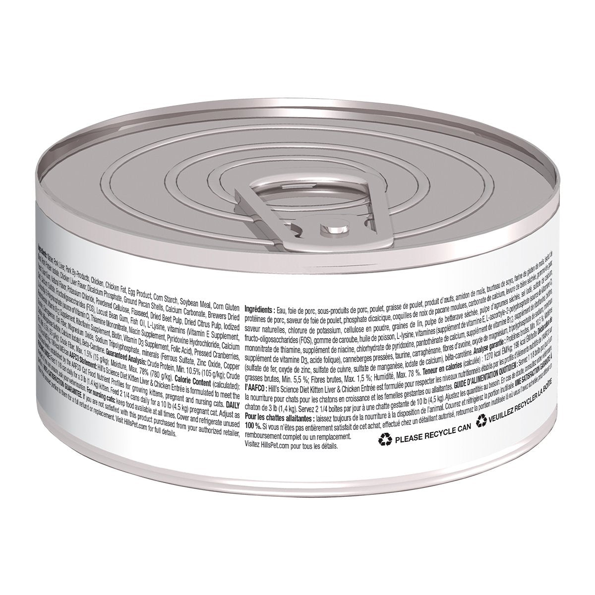 Hill’s Science Diet Gatito – Alimento Húmedo Receta de Hígado (24 Latas de 156 g)
