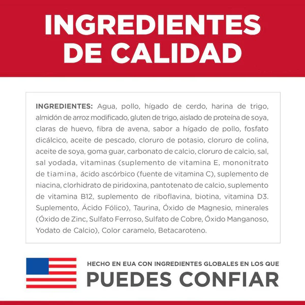 Hill’s Science Diet Kitten Pouch – Platillo de Pollo Saludable para Gatito (24 Unidades de 79 g)