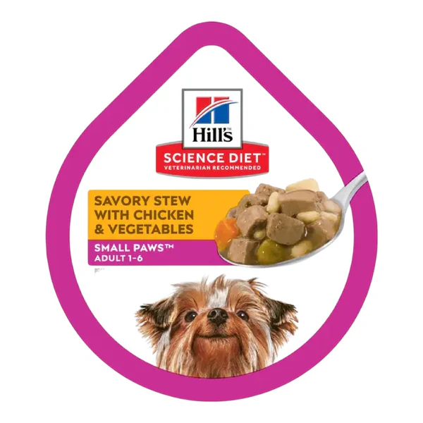 🥣 Delicioso estofado para razas pequeñas: Hill’s Small & Mini con pollo y vegetales 🍗🐾