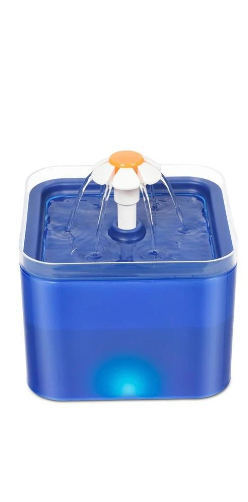 Bebedero tipo fuente automático de 2 litros para perros pequeños/medianos y gatos