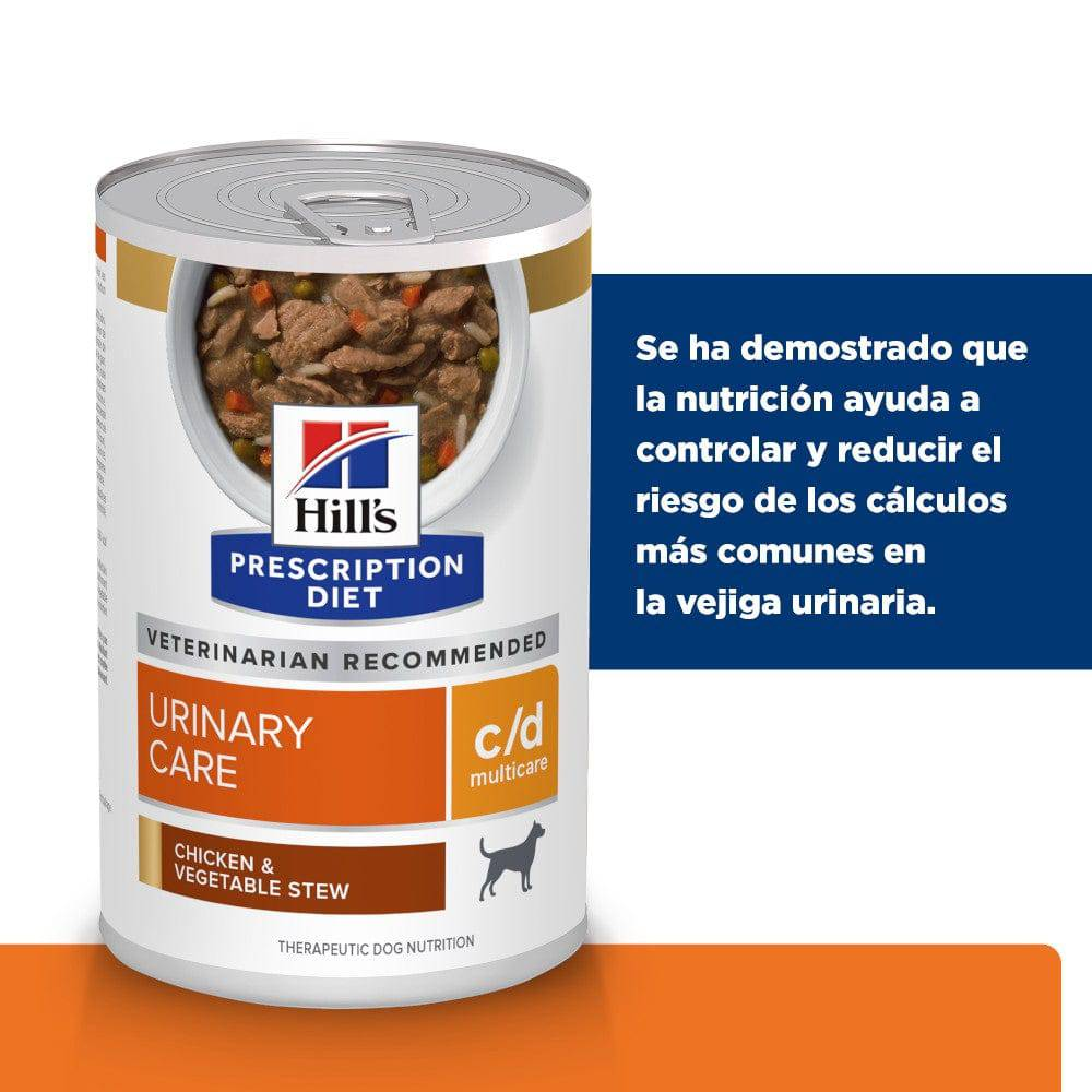 Delicioso cuidado urinario: Hill’s c/d Urinary Care Estofado – 12 latas de sabor y alivio para tu peludo 🐶🍲💧