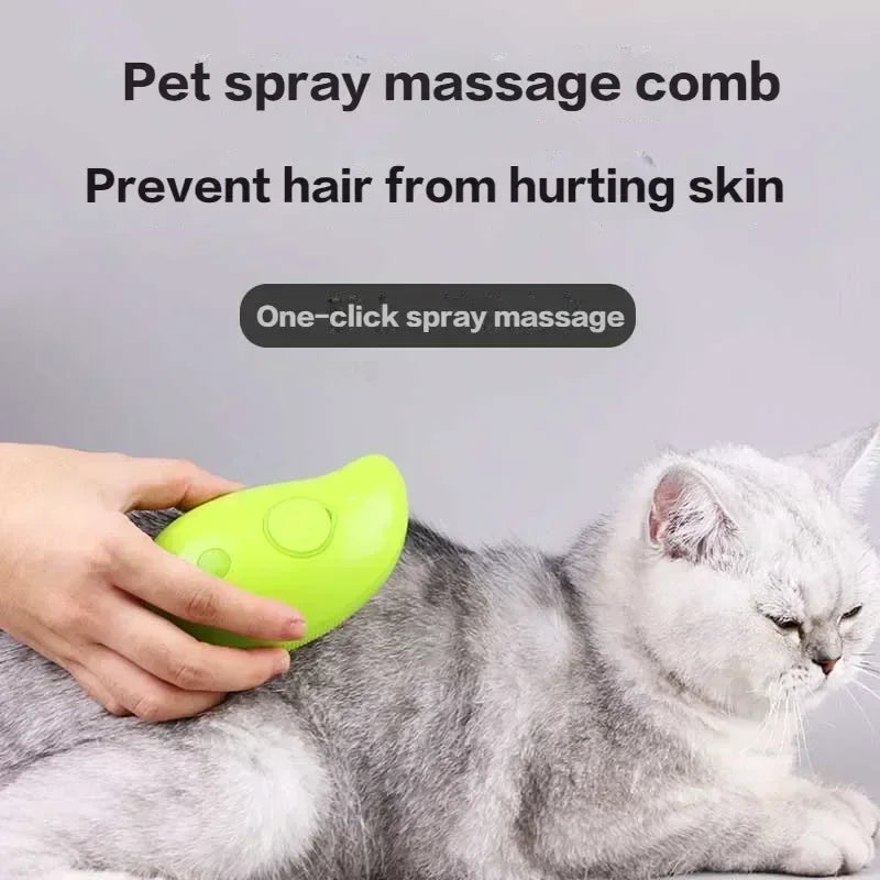 Cepillo Eléctrico para Pelo de Gato 3 en 1