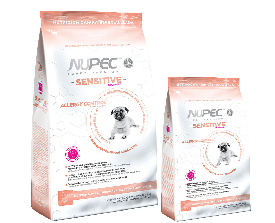 Nupec Sensitive Skin Raza Pequeña 2 Kg