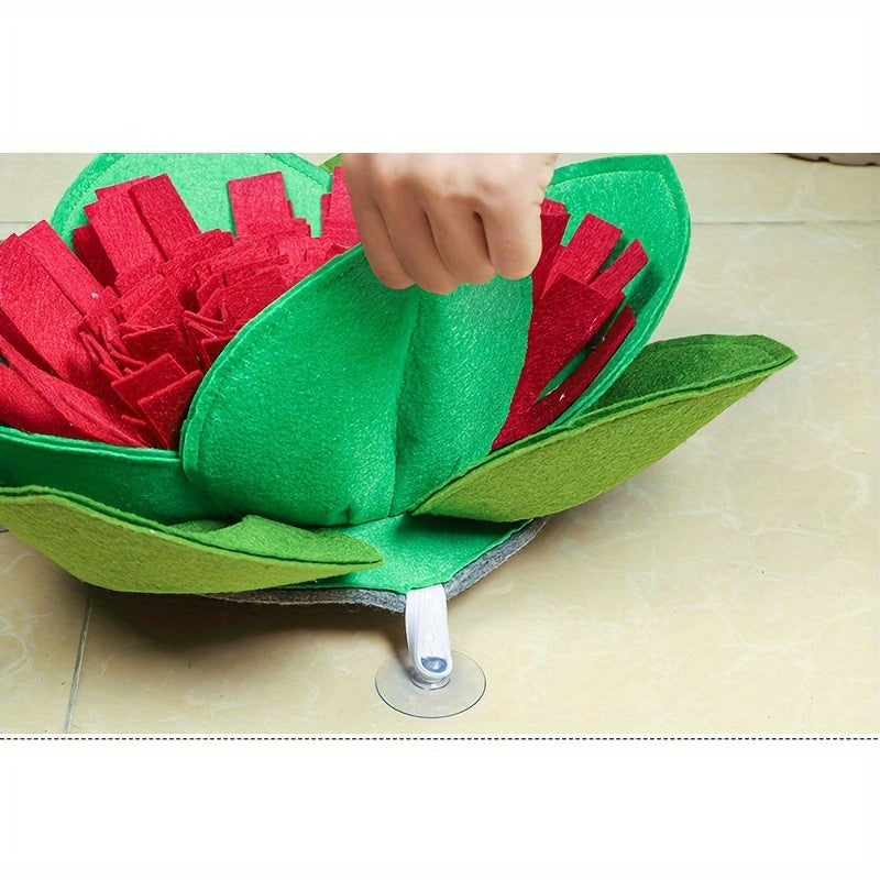 Tapete olfativo flor rompecabezas interactivo