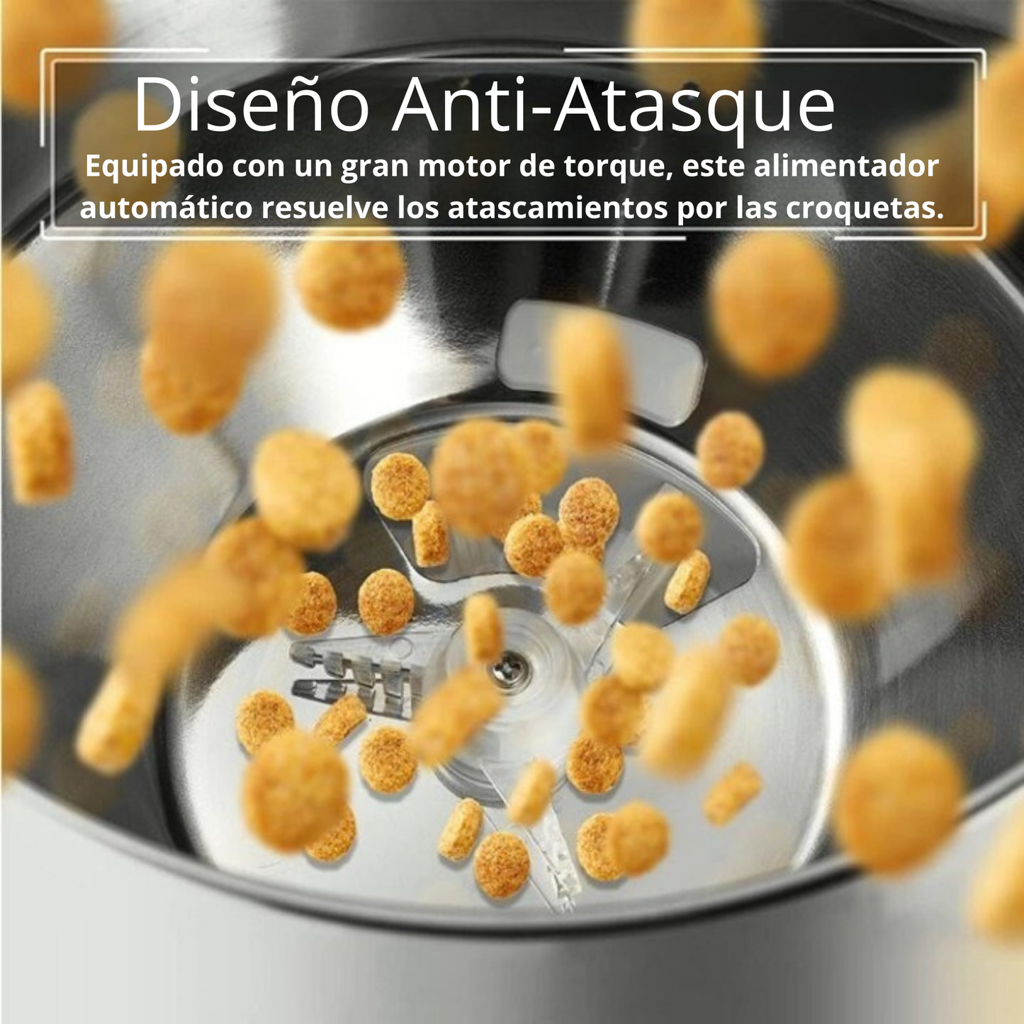 Alimentador automático inteligente para perros y gatos con dispensador de 4.5 litros de comida seca