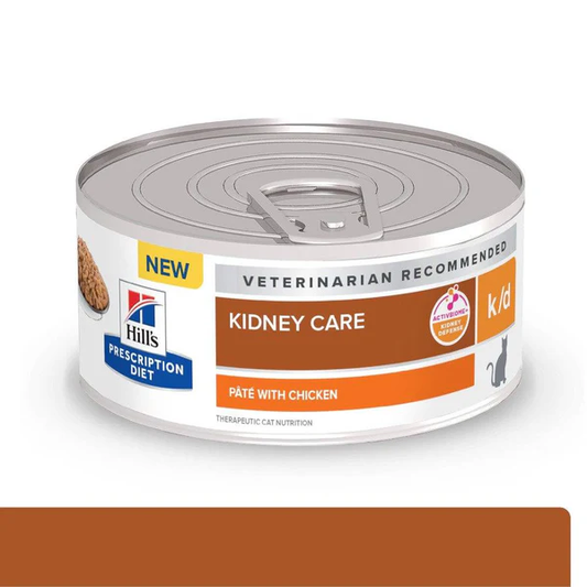 Hill’s Prescription Diet k/d para Gato – Cuidado Renal en Latas Húmedas (24 unidades x 156g)