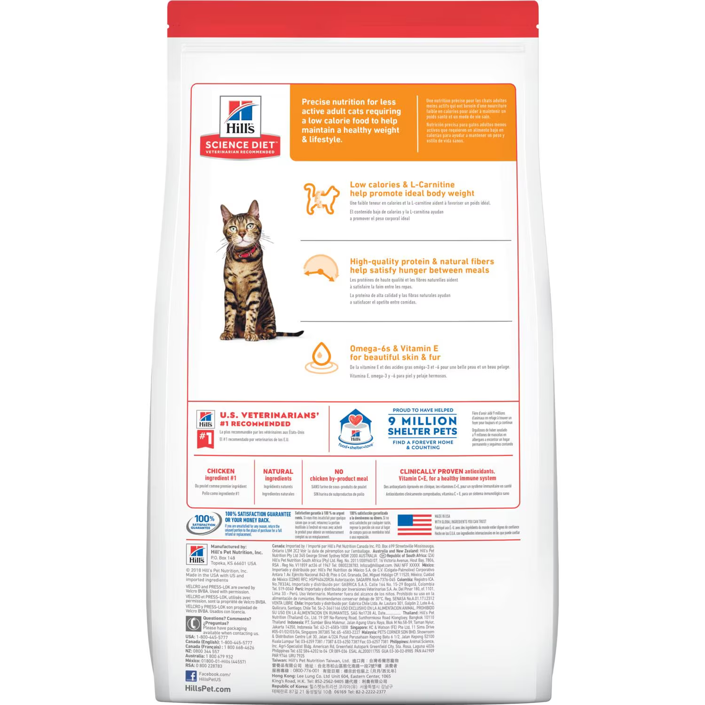 Hill’s Light Adult Original – Delicioso, Ligero y Perfecto para tu Gato 🐱⚖️