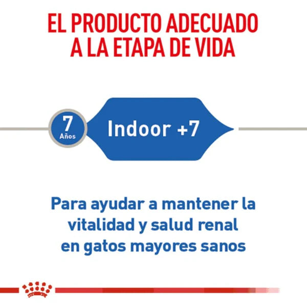 Royal Canin Indoor 7+ – Alimento Seco para Gato Senior de Interior