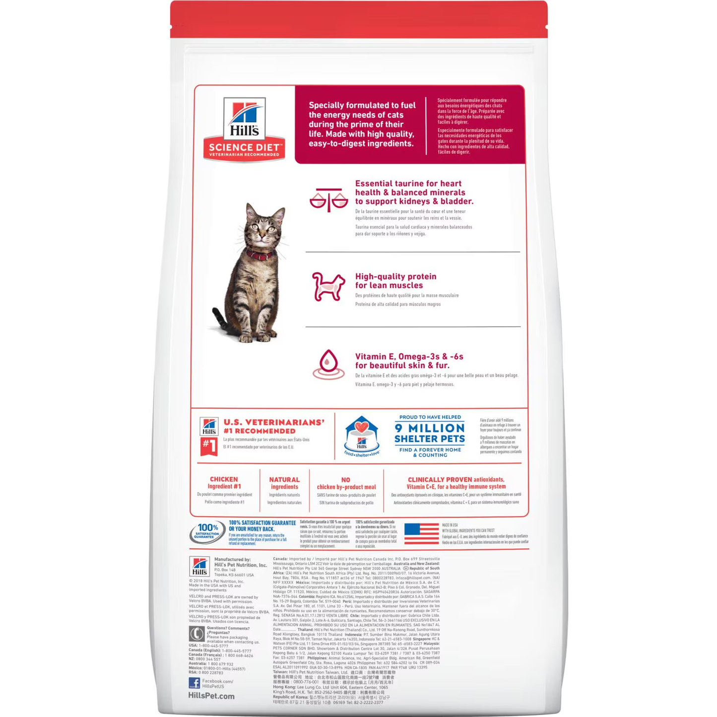 Hill’s Adult Original – Comida Nutritiva para Gatos Llenos de Vida 🐱✨