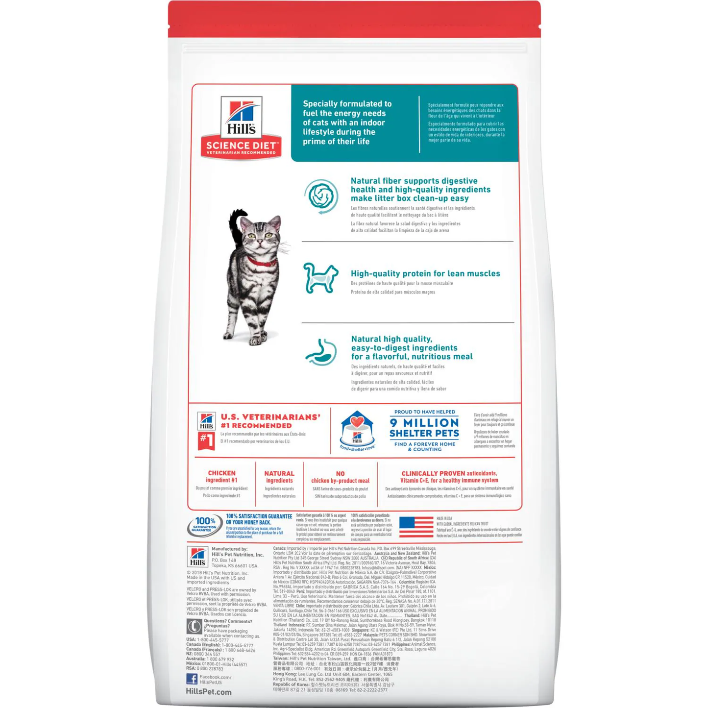 Hill’s Indoor para Gato Adulto – Más Salud, Menos Bolas de Pelo, Más Amor en Casa 🐱🏠