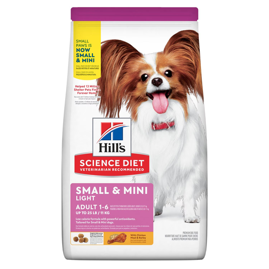 Hill’s Light Small & Mini – El Amor Ligero que tu Perrito de Raza Pequeña Necesita