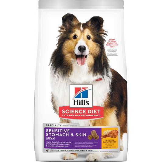 Protege su Piel y su Estómago: Hill’s Sensitive Skin & Stomach para Adultos