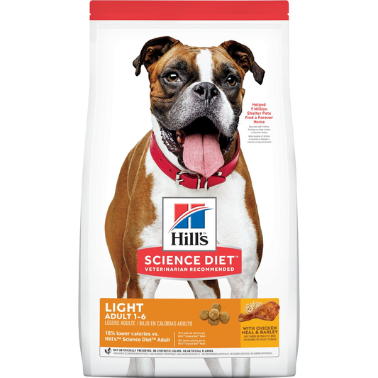 Hill’s Science Diet Adult Light – Comida con Pollo y Cebada | Peso Saludable para tu Perro Adulto