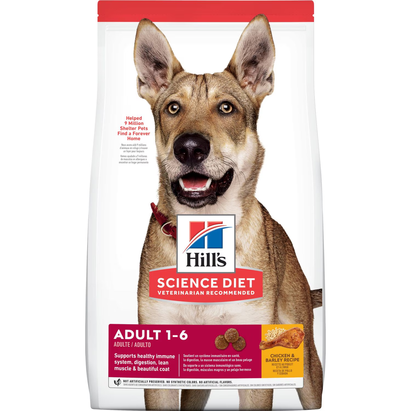 Hill’s Science Diet Adult – Pollo y Cebada | Nutrición Equilibrada para Perros de 1 a 6 Años