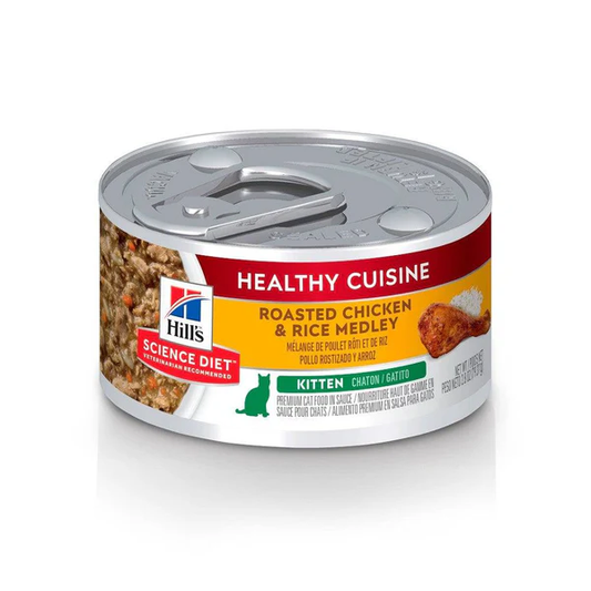 Hill’s Science Diet Gatito Healthy Cuisine – Alimento Húmedo Natural (24 Latas de 79 g)