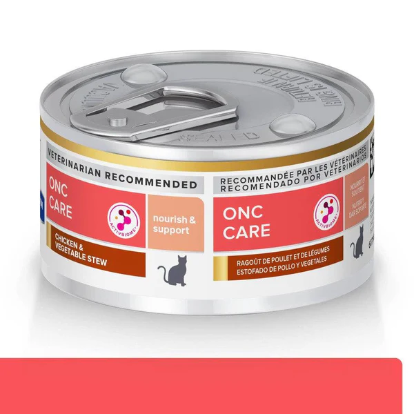 Hill’s Prescription Diet ONC Care para Gato – Alimento Húmedo en Latas 82g (Caja con 24)
