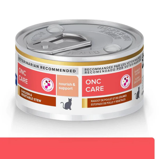 Hill’s Prescription Diet ONC Care para Gato – Alimento Húmedo en Latas 82g (Caja con 24)