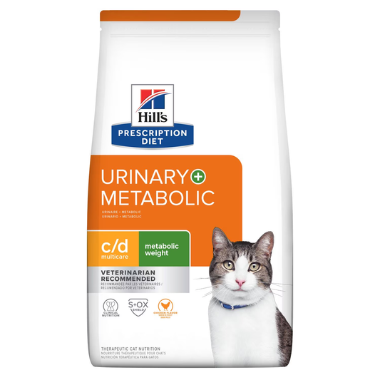 Protección Urinaria y Control de Peso en Uno Solo con Hill’s c/d Urinary + Metabolic
