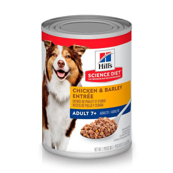 🧓 Amor, sabor y salud en cada lata: Hill’s 7+ para perros senior (Caja con 12 unidades) 🍲🐾