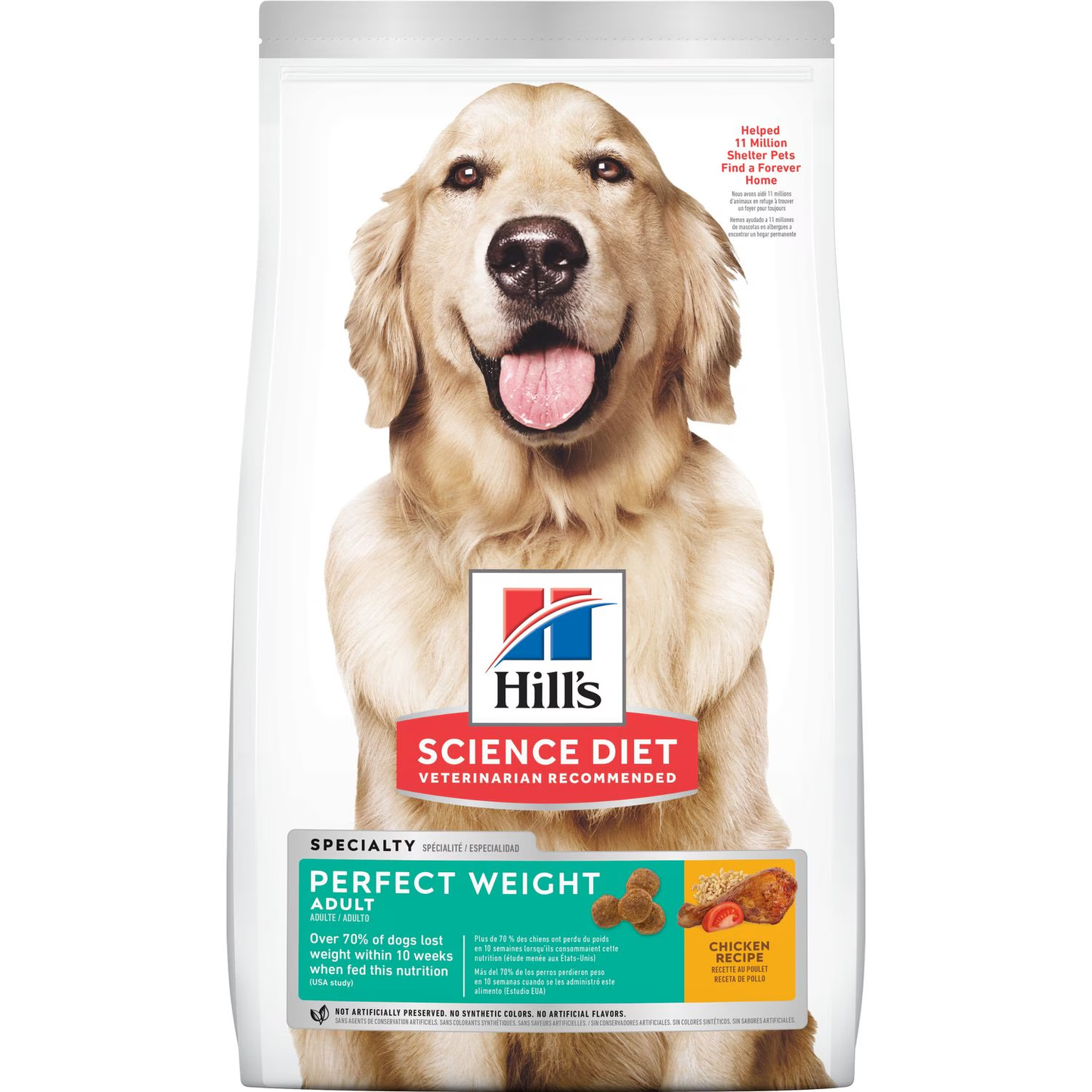 Hill’s Perfect Weight Adulto – Sabor Pollo para un Peso Saludable