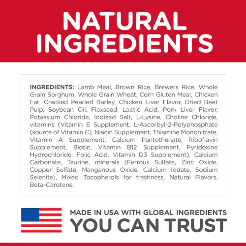 Hill’s Science Diet Adult – Cordero y Arroz Integral | Nutrición Suave y Sabrosa para Perros Adultos