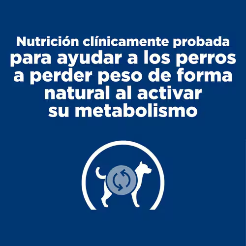 Hill’s Prescription Diet Metabolic | Alimento Seco para Perros con Sobrepeso y Control de Peso Duradero