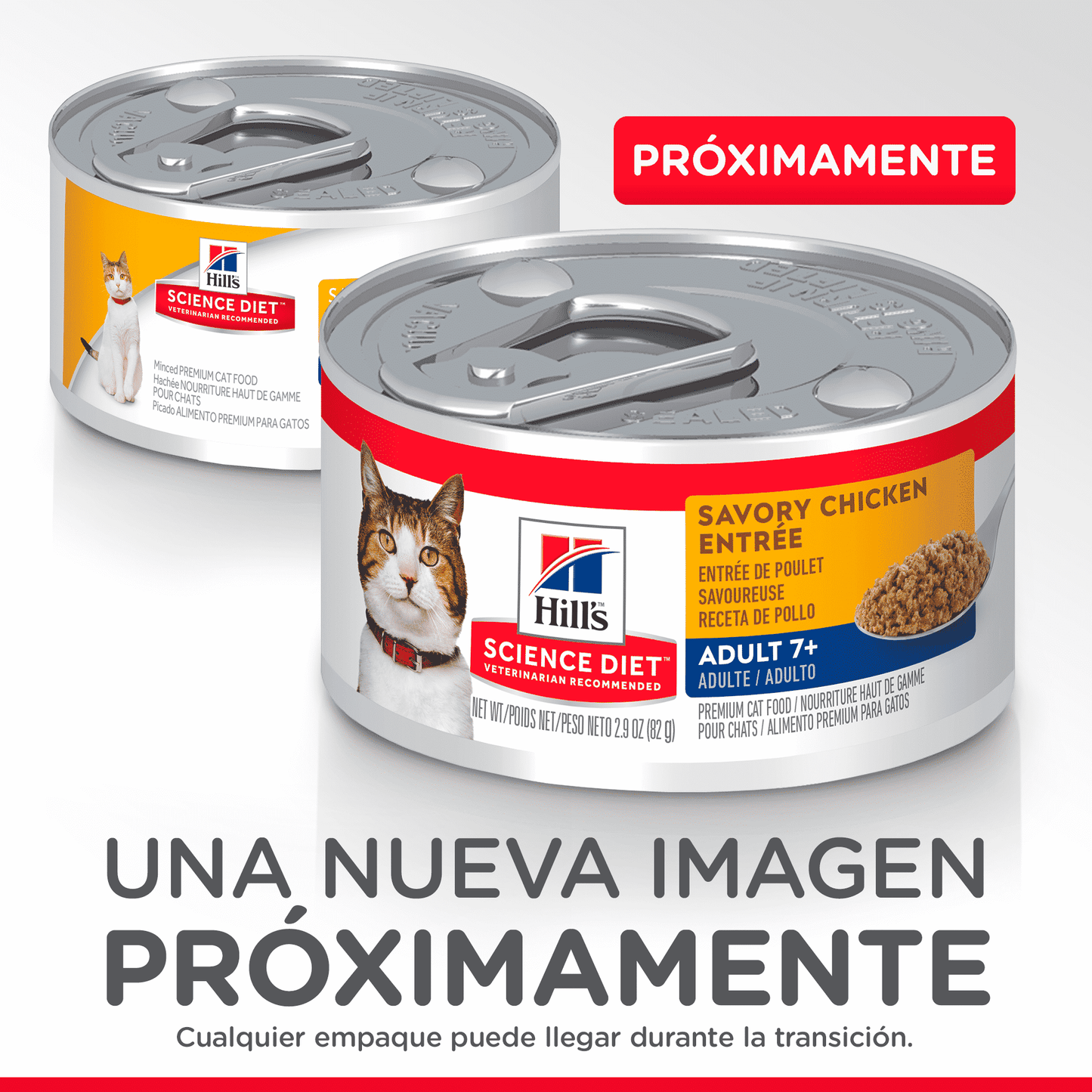 Hill’s Science Diet Adult 7+ Original Pavo – Alimento Húmedo en Lata para Gato Mayor (24 unidades x 82 g)