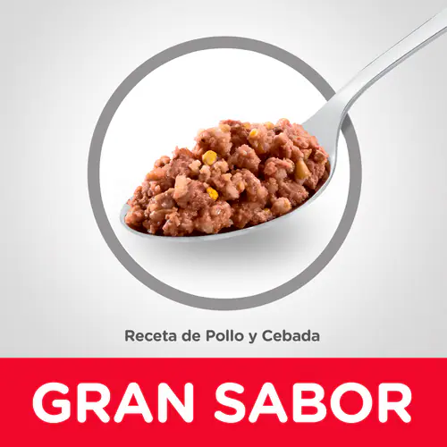 🍲 Hill’s Science Diet Adult – Latas con Pollo y Cebada que tu lomito amará 🐶💛