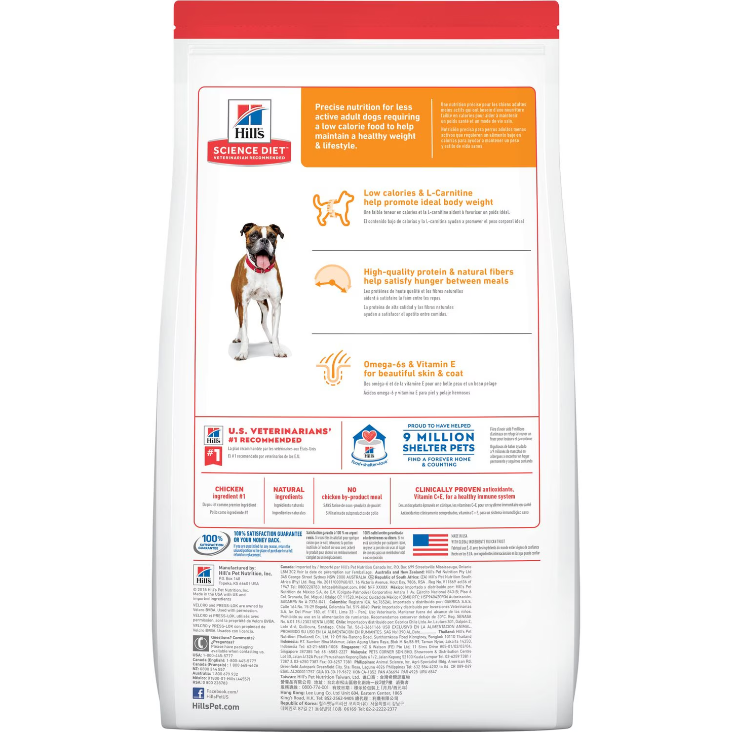 Hill’s Science Diet Adult Light – Comida con Pollo y Cebada | Peso Saludable para tu Perro Adulto