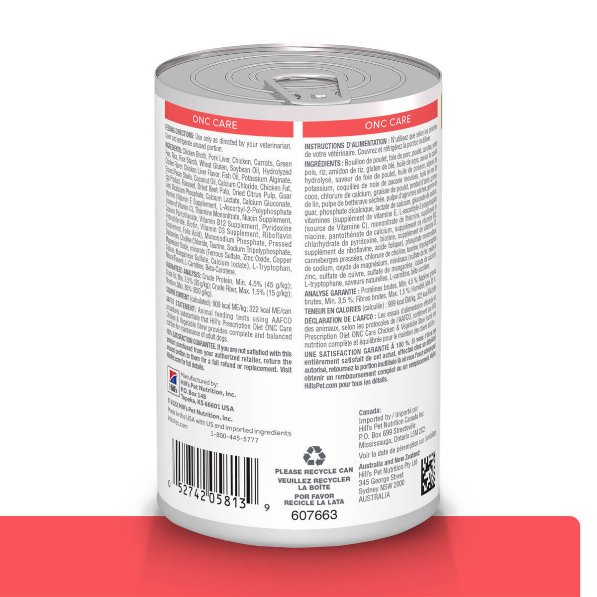 🎗️ Hill’s Onc-Care Lata – Nutrición Compasiva para Perros en Lucha 🐶🧡