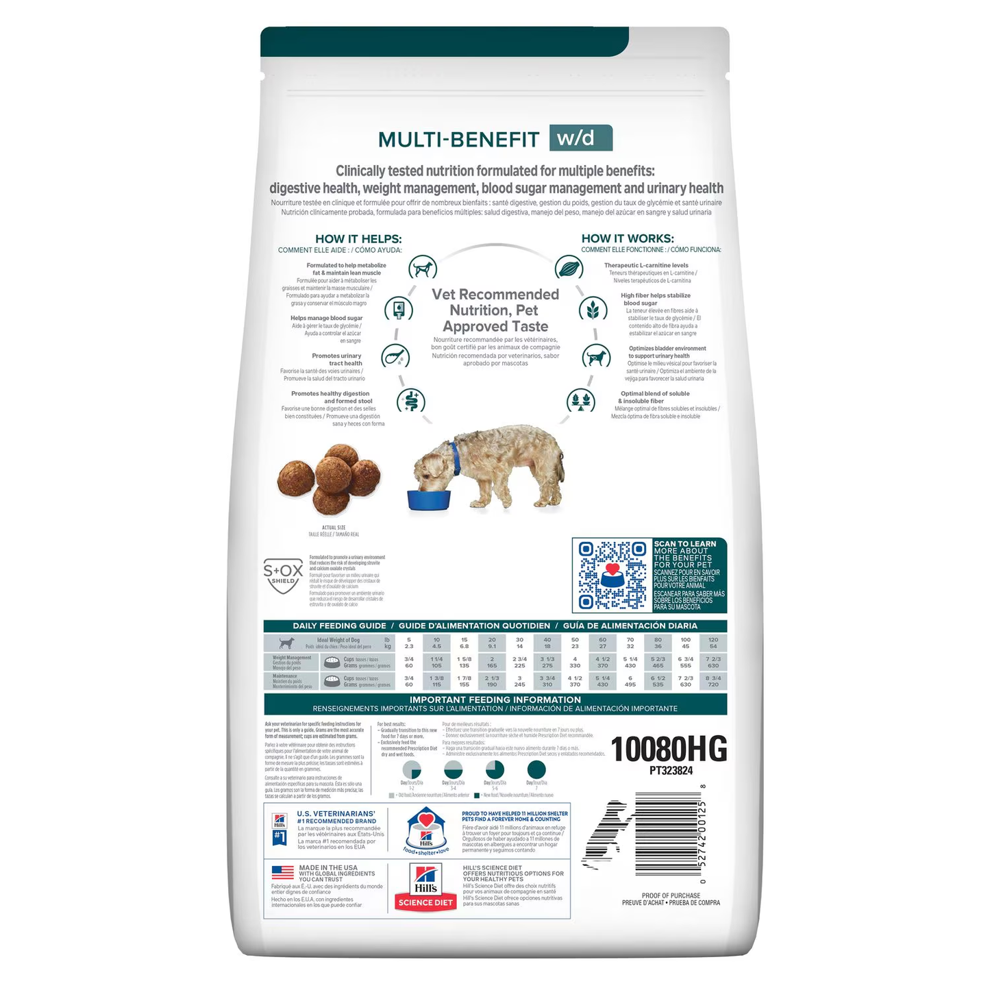 Hill’s Prescription Diet w/d | Alimento Especial para Perros con Diabetes y Sobrepeso