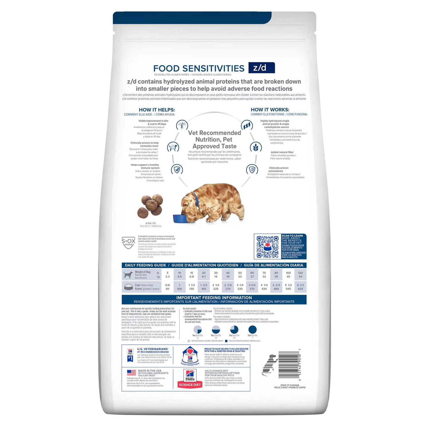 Hill’s Prescription Diet z/d | Alimento Hipoalergénico para Perros con Alergias o Intolerancias