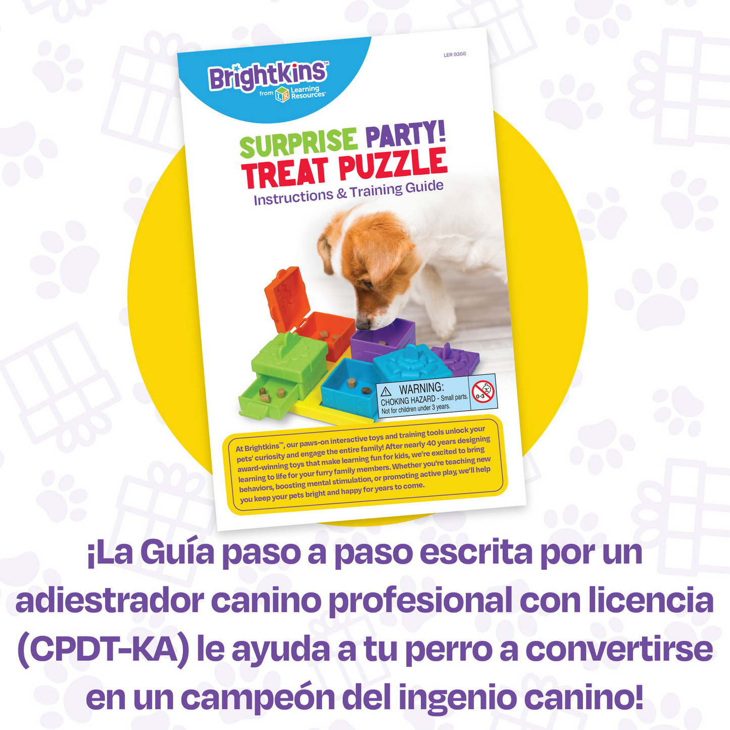 Brightkins-Fiesta Sorpresa Rompecabezas de Entrenamiento