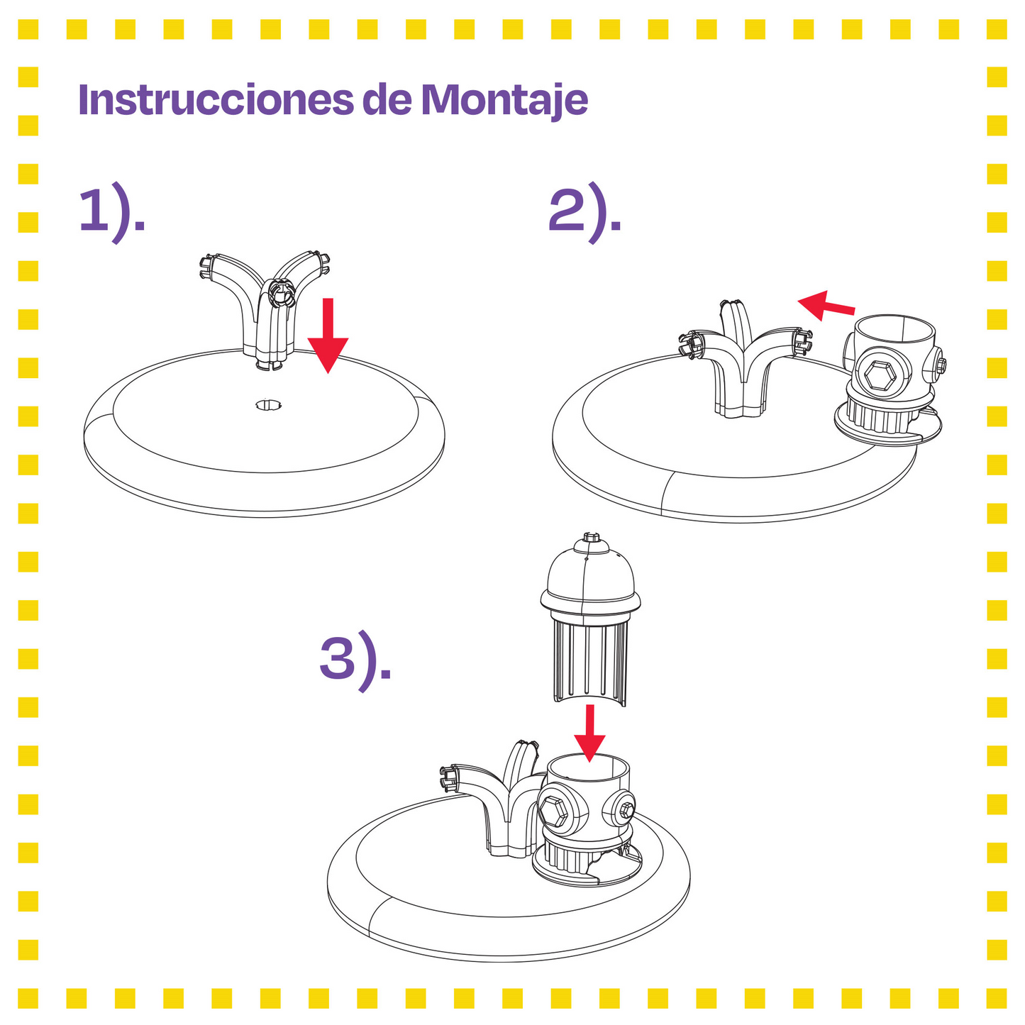 Brightkins-Rompecabezas de Tratamiento de Hidrantes Giratorios
