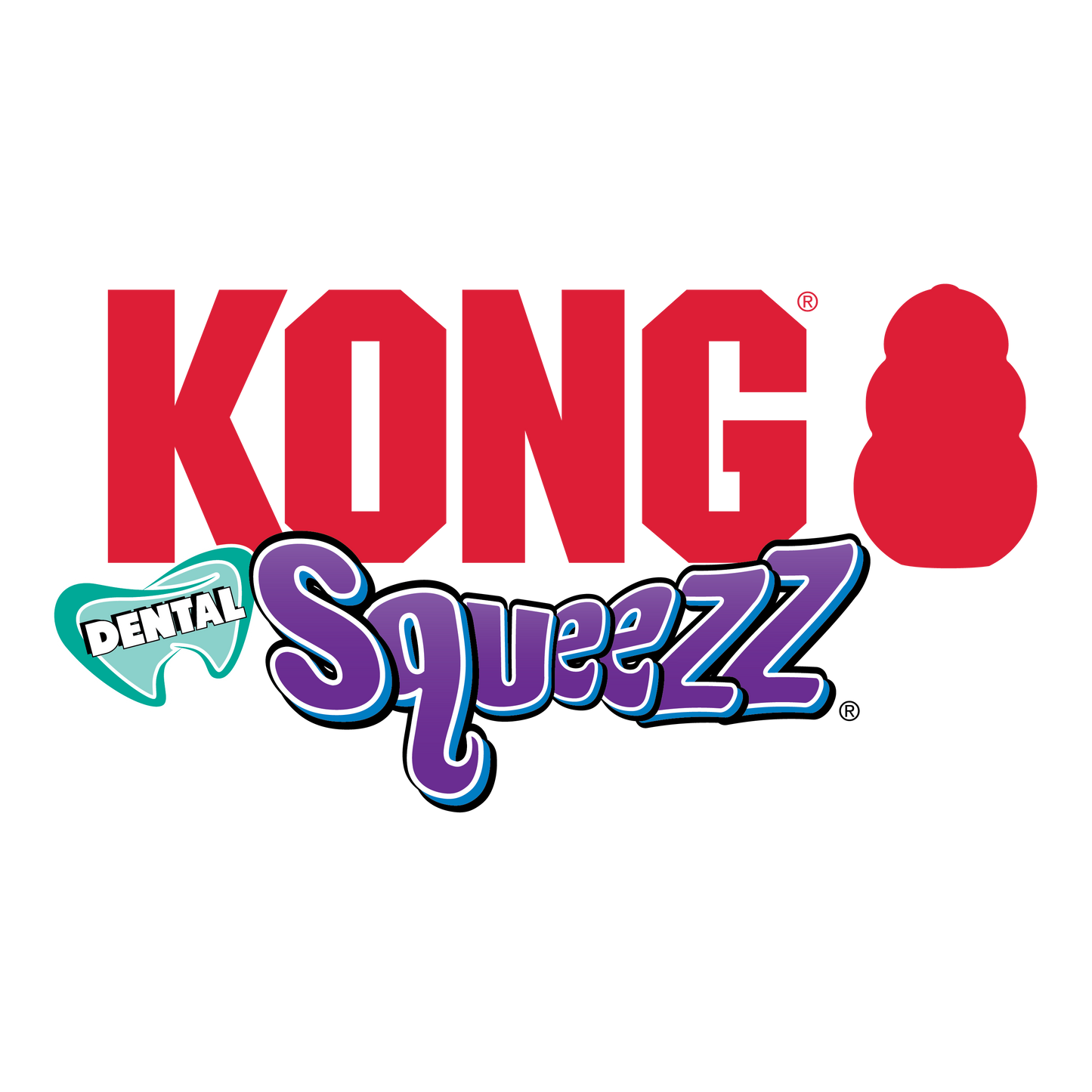 Kong Pelota Dental Squeezz Mediana