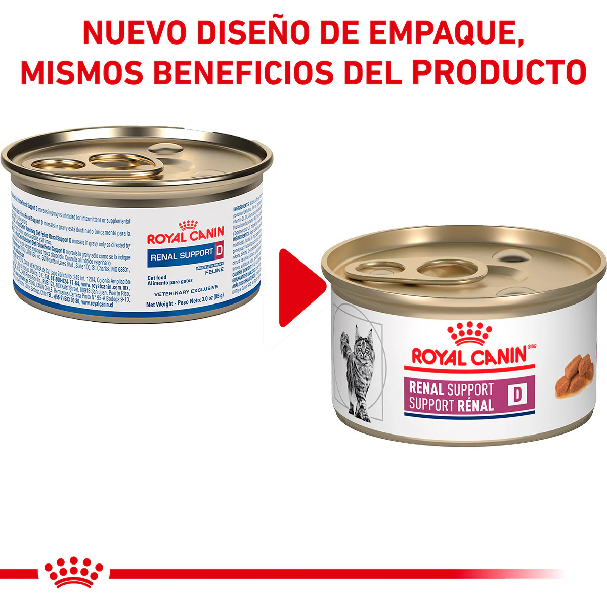 Royal Canin Renal Support D Morsels In Gravy Feline Lata 85 Gr