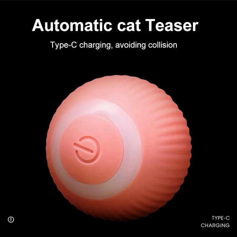 Pelota de entrenamiento y juguete inteligente, interactivo, automático y eléctrico para perros pequeños/medianos y gatos