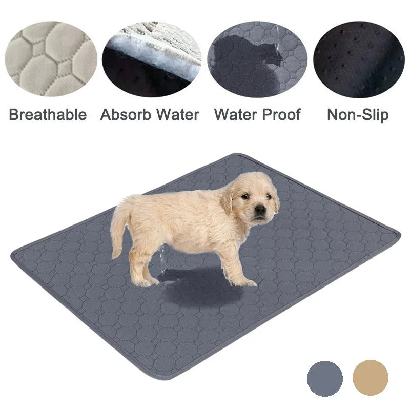 Estera-pañal de entrenamiento reutilizable absorbente para perros y gatos