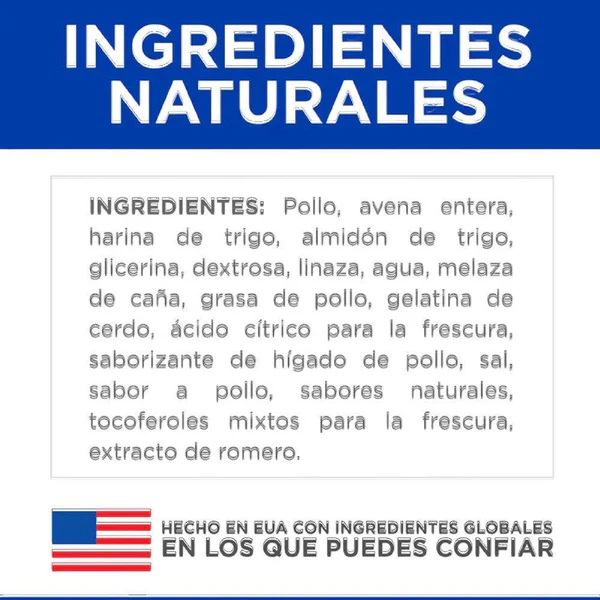 Hill’s Natural Training Treats – Caja con 12 Bolsitas de Premios Suaves y Naturales para Entrenamiento de Perros (90g)